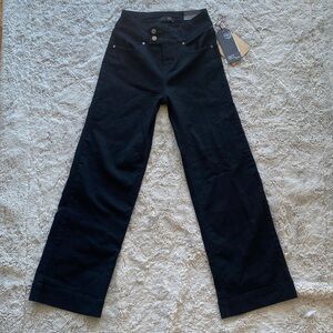 1822 Denim Women’s High Rise Wide-Leg Pants Black Size 4